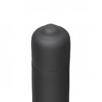 Penis Plug Vibrating, One Speed Silicone 3.9" Black